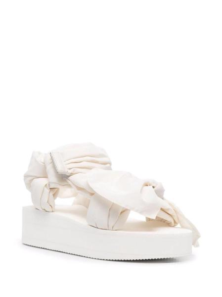 size 35-40 22.5cm 26cm Thick Rubber Sole Sandals With Decorative Big Bow