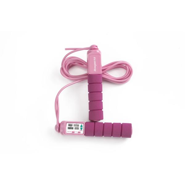 Minimalist Design Meranti Pink Fitness Jump Rope Electrode Aesthetic