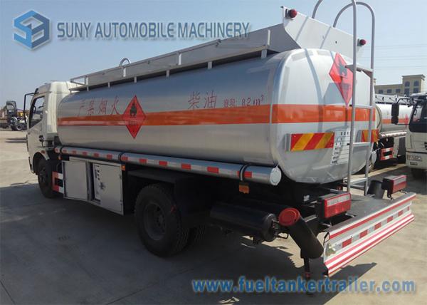 Oil Tanker Truck / Liquid Nitrogen Tanker Truck With Air Braking System