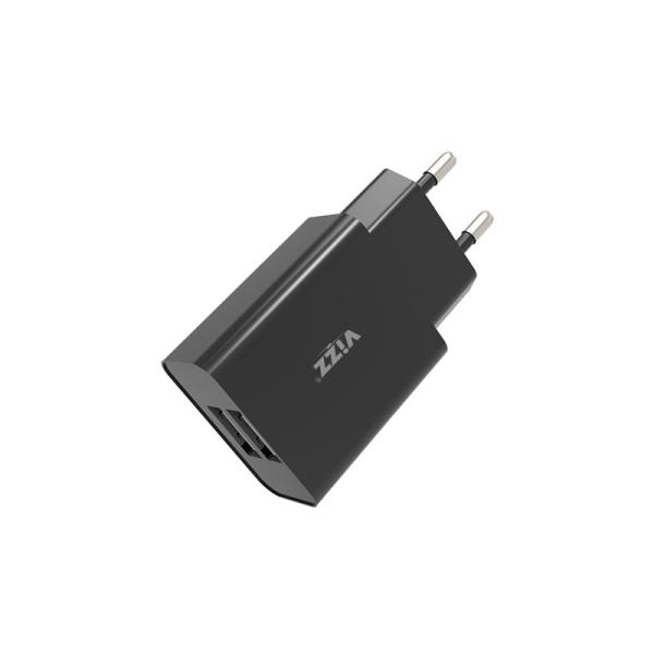 Carregador retrátil duplo do telefone dos portos TC12 da parede à prova de fogo do PC do ABS