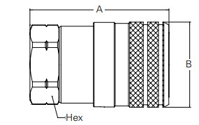 Муфта стороны квартиры нержавеющей стали BSPP 316 гидравлическая
