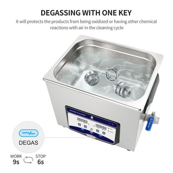 Parachutistes Bath ultrasonique de 2,85 gallons pour la carte avec 200W Heater And Basket
