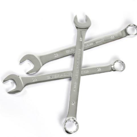 Metric Gear Ratchet Forged Steel Wrench 24mm 27mm Chrome Plating OEM
