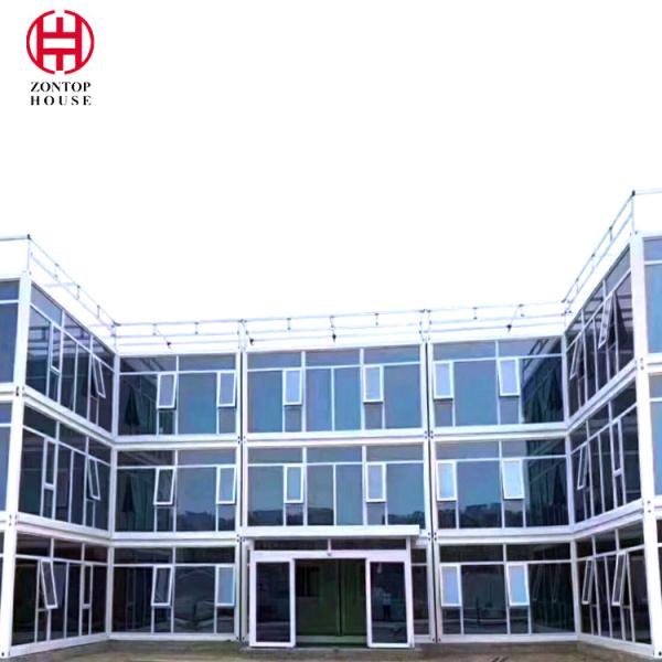 Zontop Ready Modern Easy Assemble Resort  2 Room Prefabricated Steel Modular Container Prefab Houses Homes