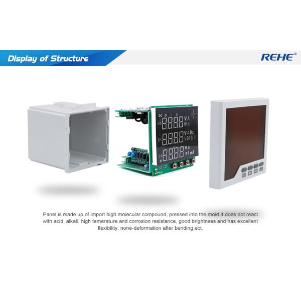 3 phase Multimeters power analyzers electrical power meter with wide power supply