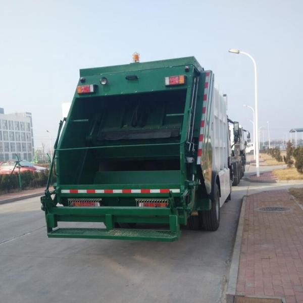 heavy duty sanitation HOWO 6x4 371 hp 28 cbm compression garbage truck