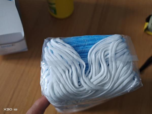Soft 3 Ply Non Woven Disposable Mouth Mask Non Medical Non Surgical Use