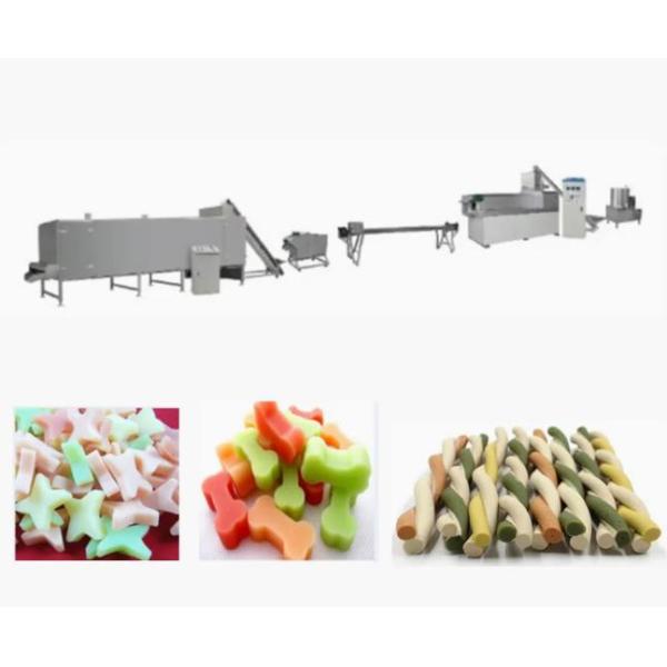 Le bifteck de boeuf, extrudeuse d'aliments pour chiens de bâton de poulet pour l'animal familier de soins dentaires mâche la barre