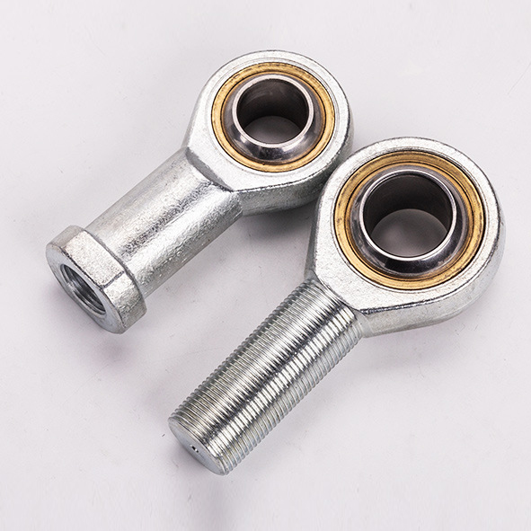 SA18T / K Rod End Spherical Sliding Bearing - Forged Rod End Bearing Coated With White Zinc