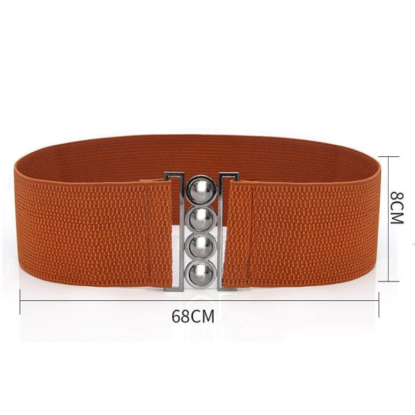 Пояс 60cm невидимый Buckleless 4 женщин пояса платья кольца белых