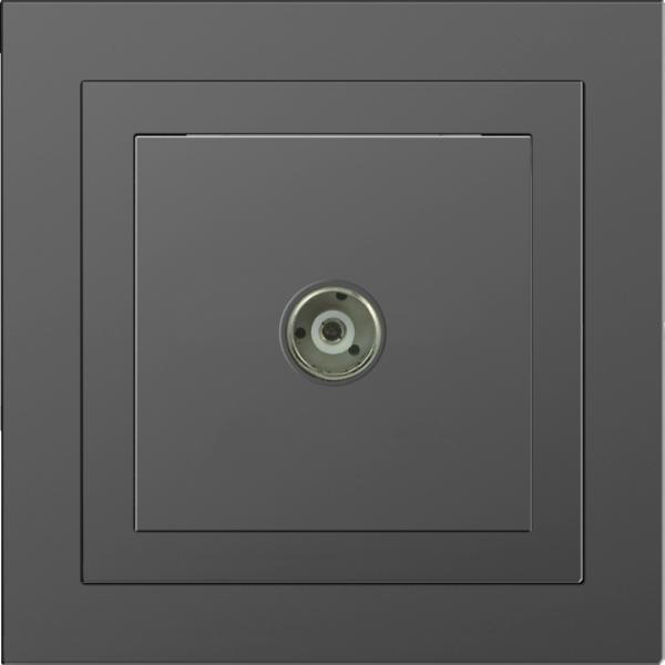 Placa dianteira do PC superior plástico do fireproot do soquete de parede do cabo da tevê HA6