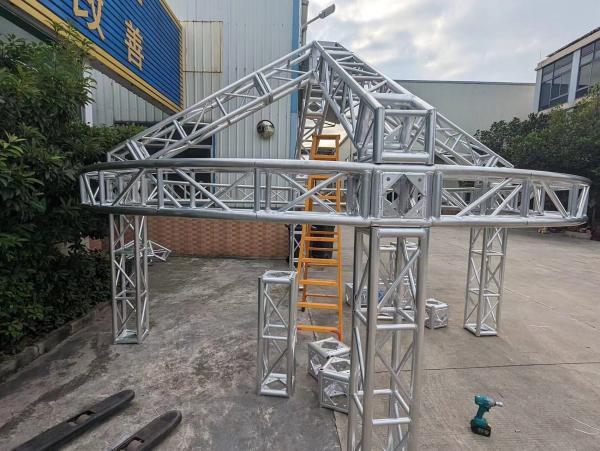 Robust Circular Aluminum Truss Multi Angle Truss Corner For Stage Events