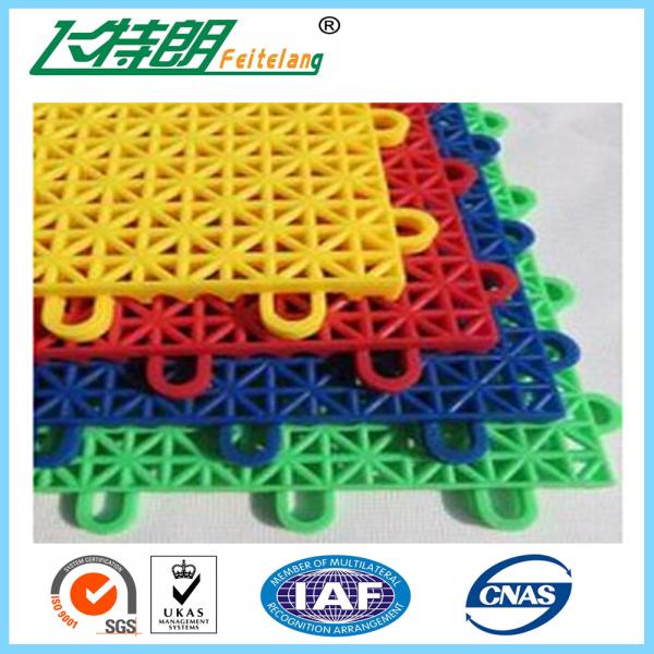 No Smell Indoor Sports Flooring Removable Interlocking Rubber Mats