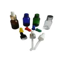 30ml / 50ml Custom Glass Dropper Bottles Round Shape With Logo Printing