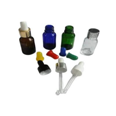o conta-gotas 30ml/50ml de vidro feito sob encomenda engarrafa a forma redonda com impressão do logotipo