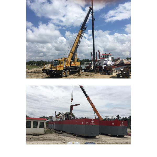 Small River Sand Dredging Equipment Cutter Head Dredger Dismantle Type