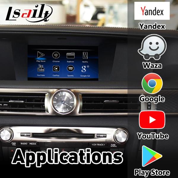 Управление взаимодействием андроида 4GB Lexus GS видео- кнюппелем включило NetFlix, CarPlay, автомобиль андроида для GS450h GS200t
