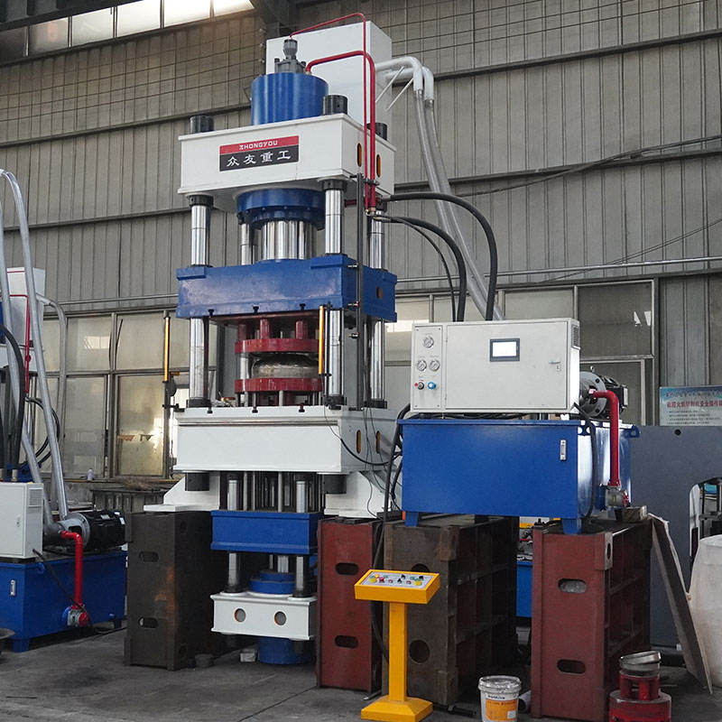 315 Ton Four-column Three-beam Hydraulic Press YQ32 PP PE PVC Plastic Basin Moulding Machine