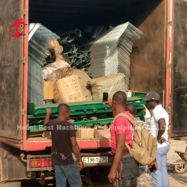 Цена клетки батареи 4 куриц ярусов в Нигерии, клетке Роза слоя цыпленка 5 дверей