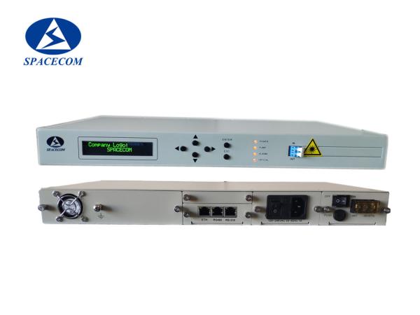 1U 1550nm Single Channel Amplifier SDH EDFA Supports ETH RS232 ports