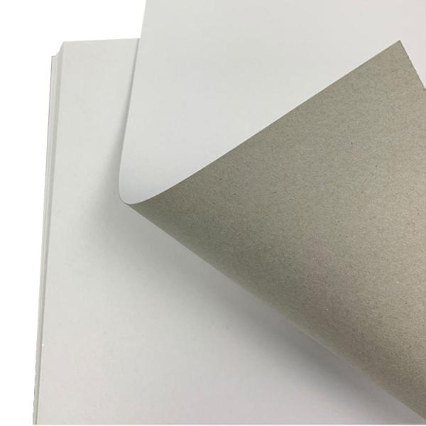 Cardboard Sheets white Coated Grey back Wholesale 350g C1s White Duplex Board Paper