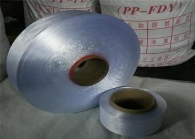 fio girado do fio do polipropileno da tenacidade 1200D núcleo alto cinzento para fitas