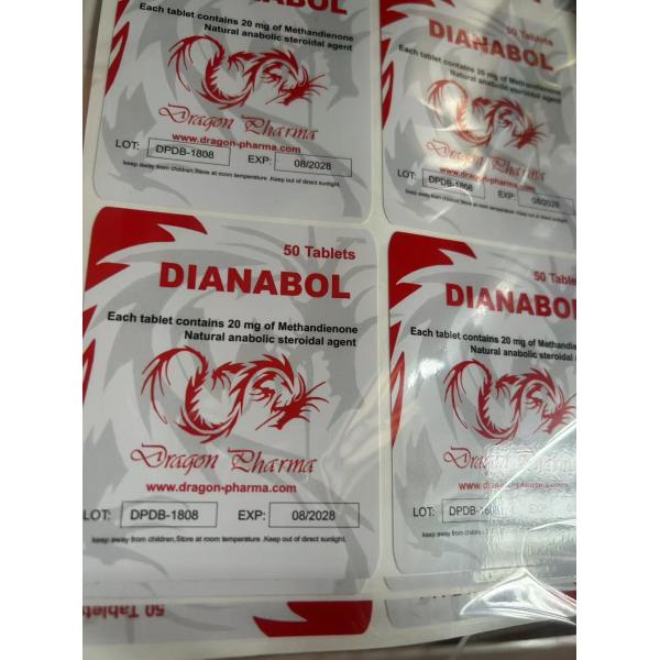 Dianabol Oral Labels For The Dragon Pharma With Pvc Waterproof