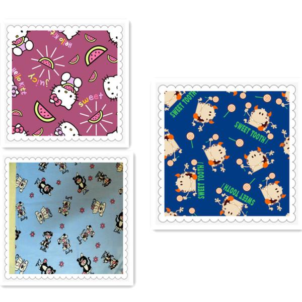 Some Cute Pattrens Cotton Flannel Cloth For Baby Cloth , Eco - Friendly