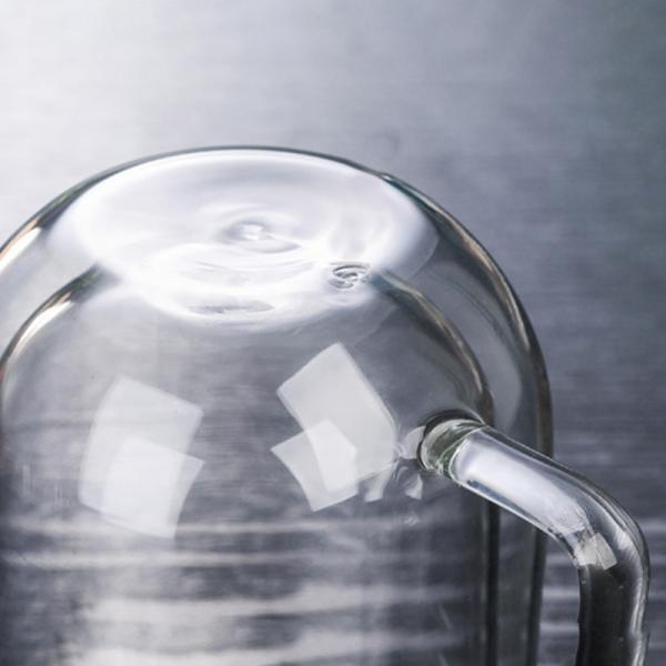 Чашка высокой стены двойника боросиликата стеклянная для выпивая кофе Эко дружелюбного