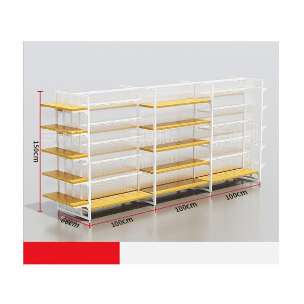 Optional Layer Design Miniso Pegboard Display Rack for Boutique Store and Market
