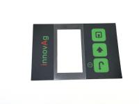 Panel de control industrial personalizado OEM Pmma Ventana con impresión digital y luz de fondo de fibra óptica