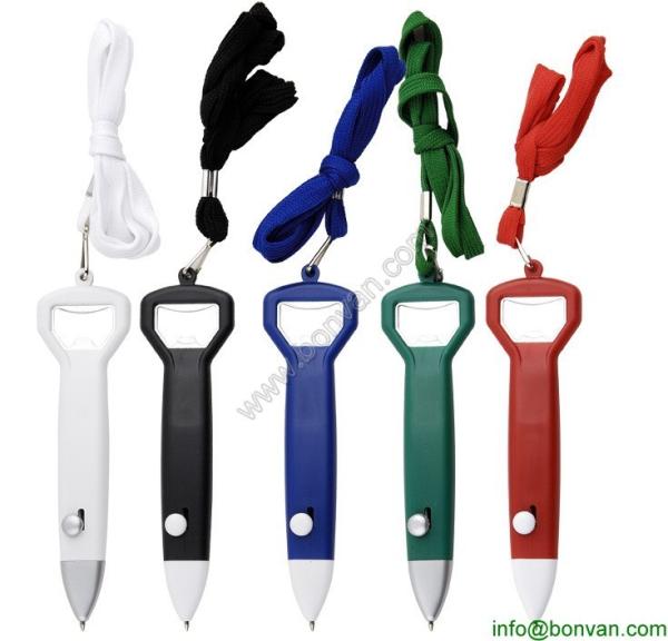 gift pen,bottle opener pen with lanyard,beer bottle opener pen