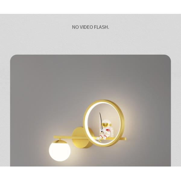 Astronaut wall lamp bedroom bedside lamp children's room lamp boy and girl stars wall lamp(WH-OR-251)