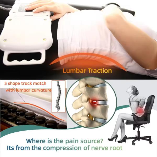 New Style Jade Roller Massage Bed Salon Furniture Far Infrared Heating Therapy Chiropractic Table