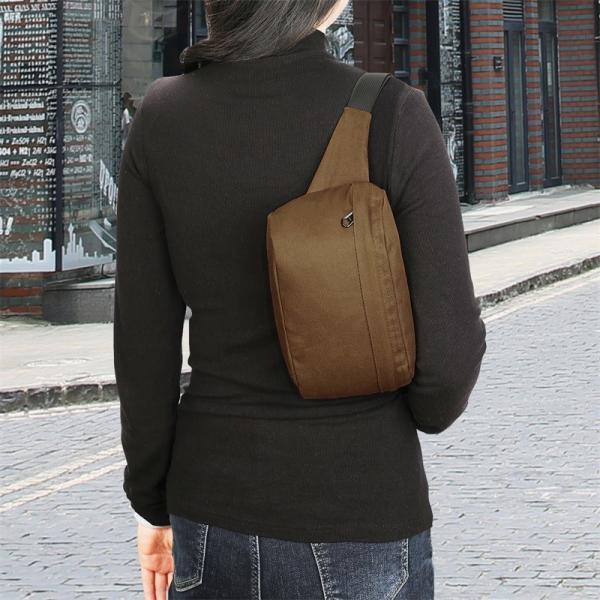MTB Motorcycle Cross Body Waist Belt Bag For Women Sling Shoulder Hiking 8.5X2.5X4.5