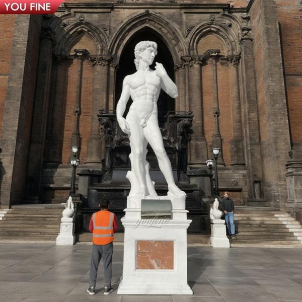 Factory High Quality Life Size Western Greek Figure Muscle Man Marble Statue