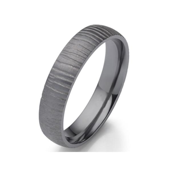 Joyería Blanco Anillo de acero inoxidable para hombres Anillo de bodas Titanio Anillo en blanco