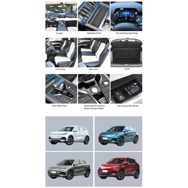 430 км BYD Подержанные автомобили Быстрая зарядка Чистый 100% электрический автомобиль BYD Юань Плюс