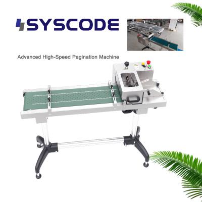 High Speed Automatic Paper Feeder Reverse Wheel Paging Machine For Tag And Bag Handling