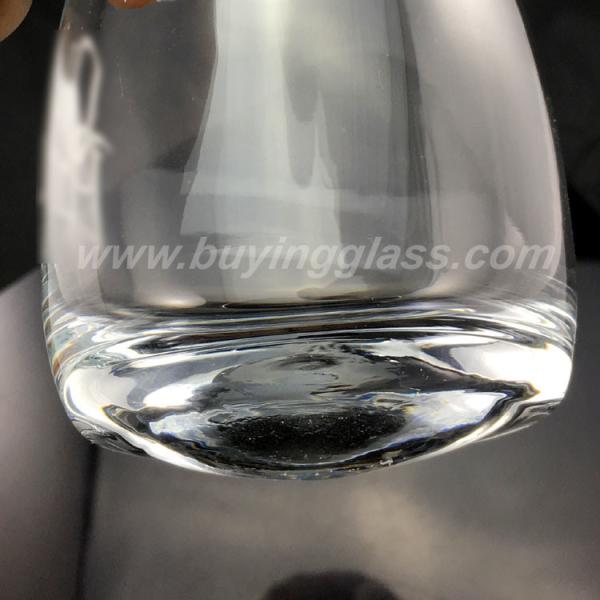 290ml/10oz Machine Blown Custom Whiskey Glasses With Round Rolling Bottom