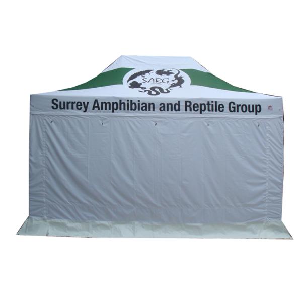 3X4.5 Marquee Gazebo Shade Tent CMYK Heat Transfer Printing Strong Framework