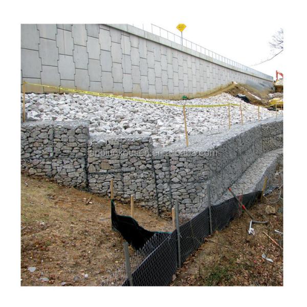 Galvanized Welded Gabion Boxes Wire Mesh Baskets Stone Cage for Custom Requirements