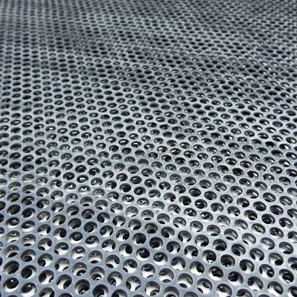 Perforated Stainless Steel Bar Grating Round Holes Rust Resistant