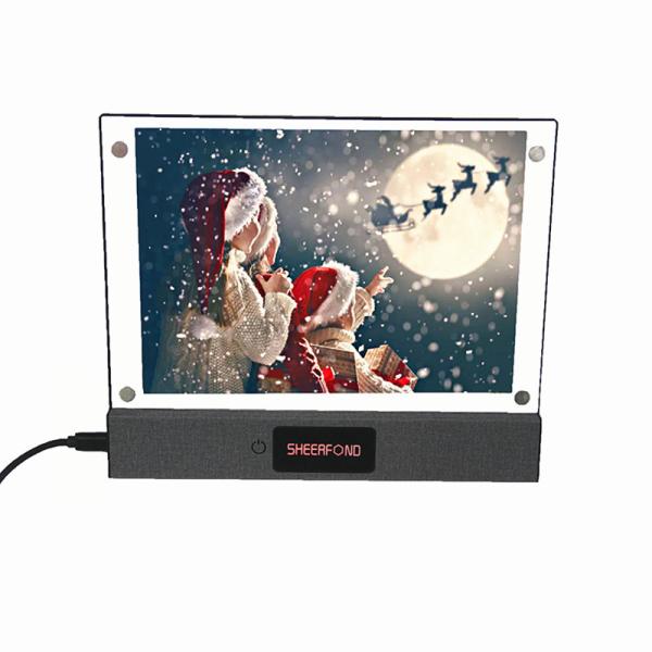 электронное беспроводное разрешение Multiscene 1280X720 картинной рамки заряжателя 10W