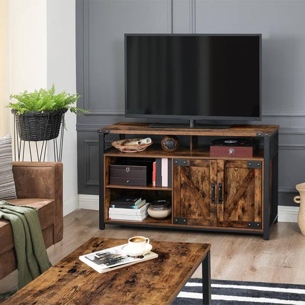 Industrial TV Cabinet, Television Television Console Cabinet, TV Stand with Door, ULTV047B01