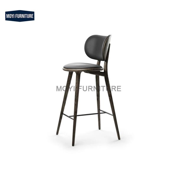 MOYI Modern Nordic Design Ash Cooling Solid Wood Dining Chair for Home Kitchen Dining and Living Room Furniture Wholesale
