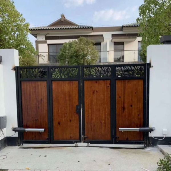 Swing Straight Double Arm Gate Opener Max Bearing 300kg Single Door