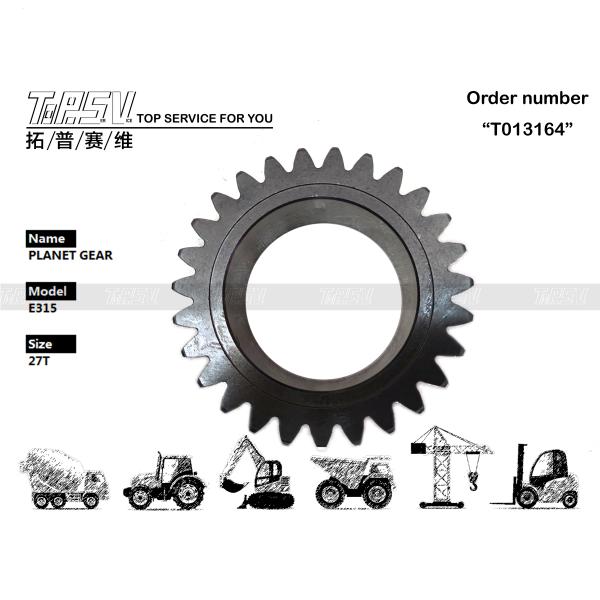 102-6513 Low Noise Level E315 Excavator Travel 3 Stage Planetary Gear Gear Meshing Installation Steel Material for Excavator Reconstruction