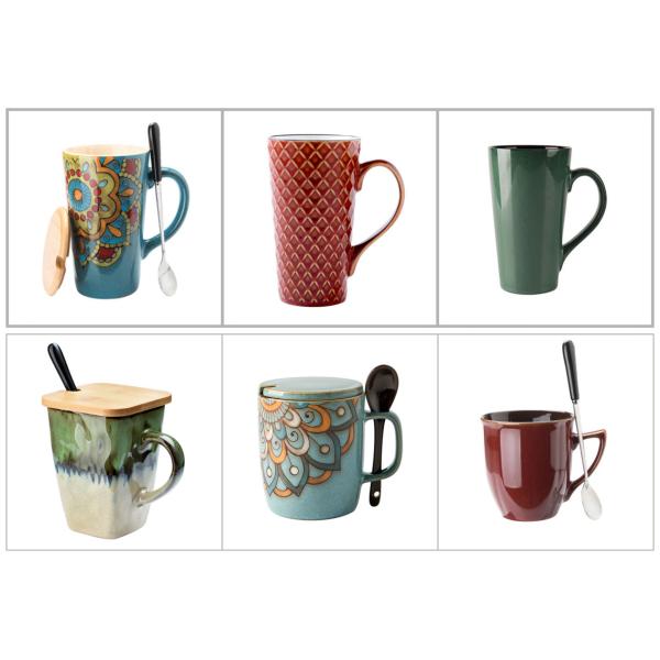 Подгонянные кружки подарка годовщины ЛОГОТИПА керамические для чая кофе