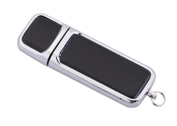 Black / Brown / Red / White Usb Stick Drive With Silk Screen Printed Logo